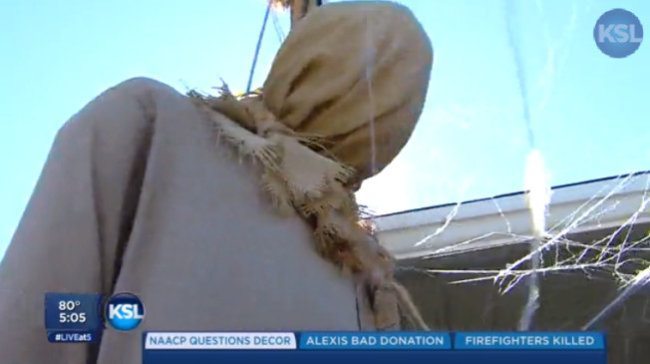 Man’s Lynching Halloween Decoration Causing Problems with NAACP – Video