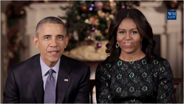 A Beautiful Christmas Message from the POTUS and FLOTUS – Video