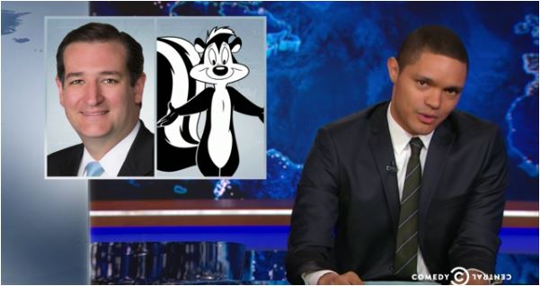 Trevor Noah on Ted Cruz – “He reminds me of Pepe La Pou, The Skunk” – Video