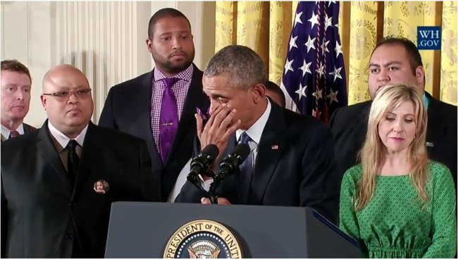 An Emotional President Obama Talks About Mass Shootings and Guns – Video