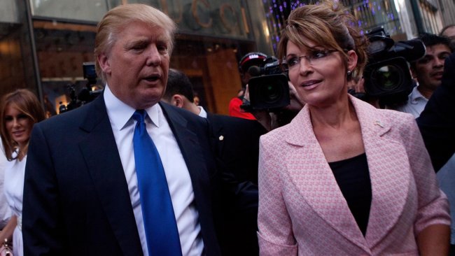Donald Trump Sees Possible Role for Sarah Palin In his Administration