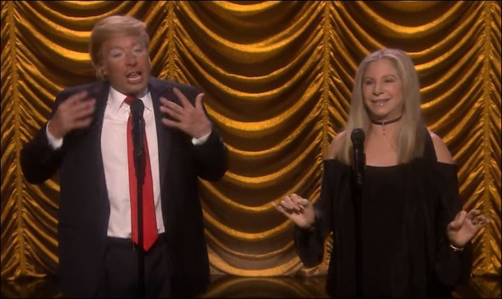 Donald Trump and Barbra Streisand Sing – ‘Anything You Can Do’ – Video
