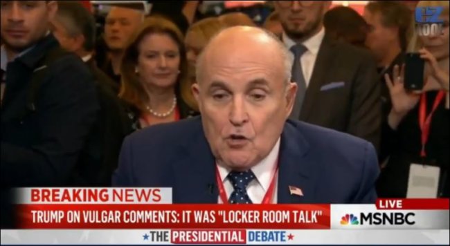 Rudy Giuliani Defends Trump’s Woman-groping Behavior – Video