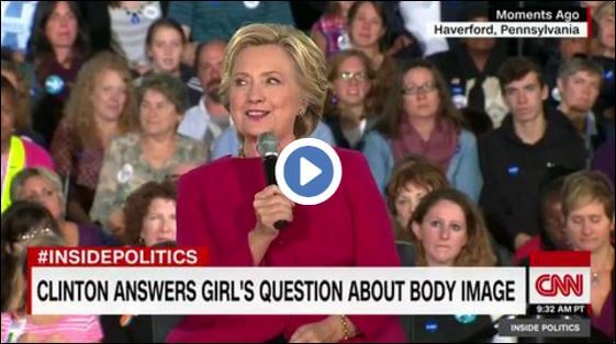 Hillary Clinton Answers 15-Year Old Girl’s Question on Trump’s Sexist Remarks