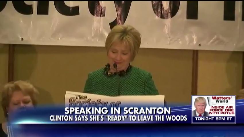 Hillary Clinton – “I’m Ready To Come Out of the Woods” – Video