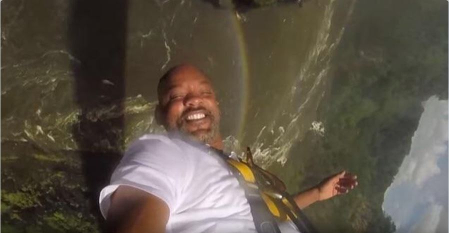 Will Smith Looks Like Uncle Phil in Bungee Jumping Incident – PIC