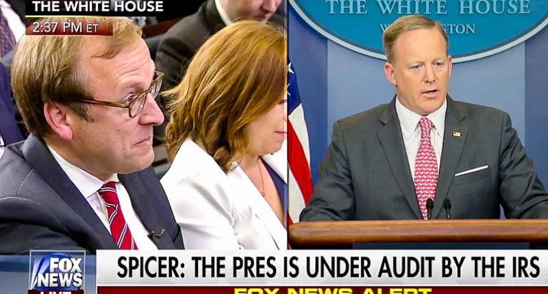Reporter to Sean Spicer – Are We Ever Going to See Trump’s Taxes? – Video