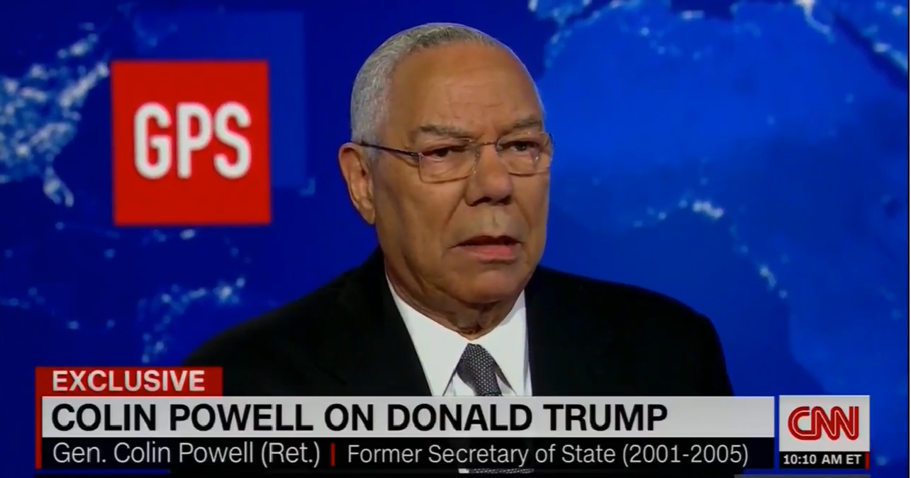 Colin Powell Slams Trump – “Hasn’t he read the First Amendment?” – Video