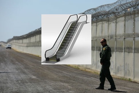 GoFundMe Page Started to Build Escalators Over Trump’s Wall