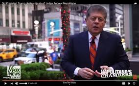 Fox’s Judge Napolitano Condemns Trump for Obstructing Justice – Video