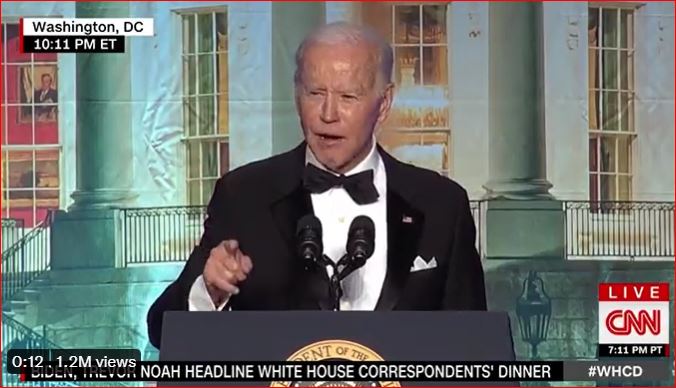 Biden Hits Fox News at White House Correspondents Dinner