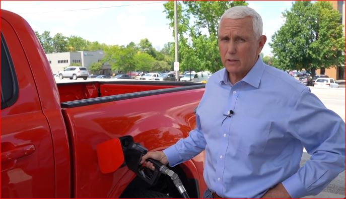 Mike Pence Humiliated for Not Knowing how to use a Pump at a Gas Station